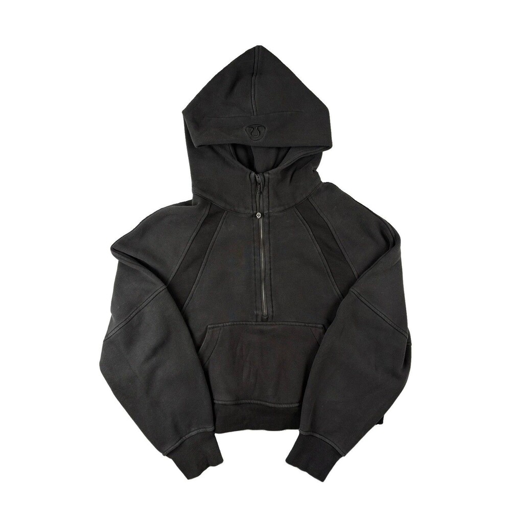 Lululemon Scuba Oversized Half-Zip Hoodie Black Size XS/S